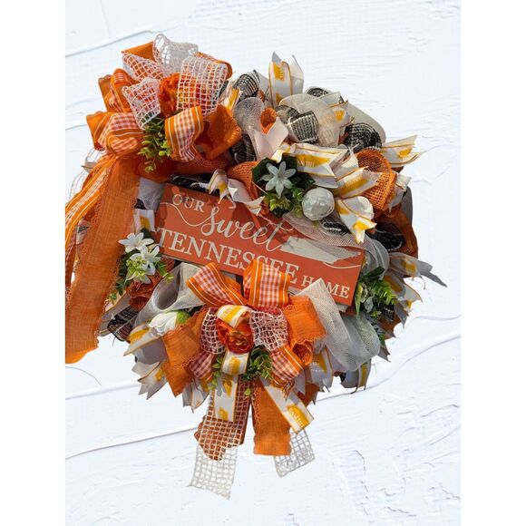 Custom Made  "Our Sweet Tennessee Home"  made on wire wreath frame - Picture 9 of 11